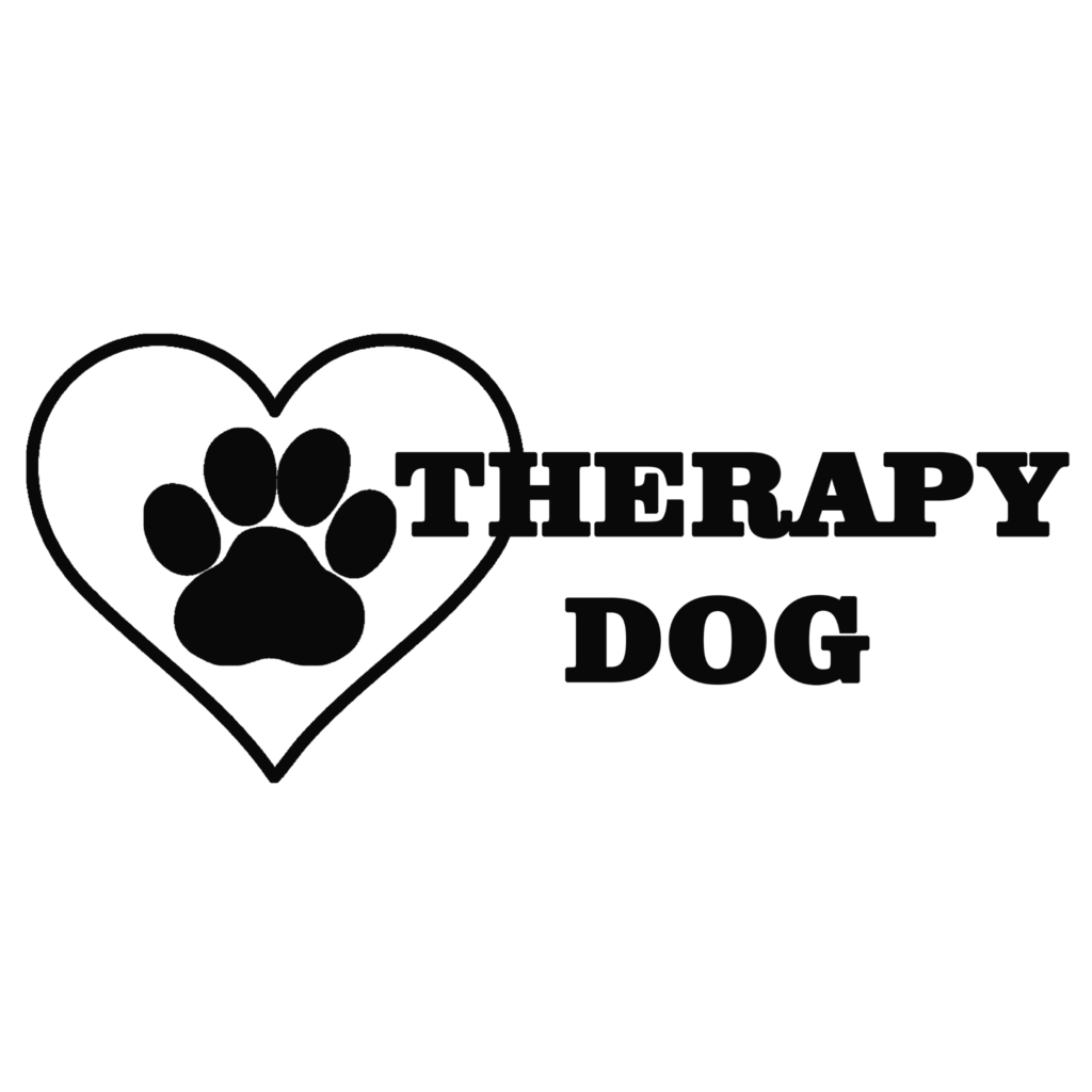 therapy dog logo pruhledne ctverec